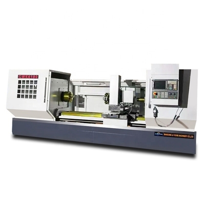 CK6180 Heavy duty flat bed CNC lathe and milling machine combo with 12 station living turret